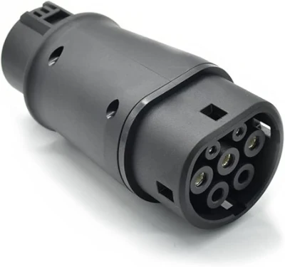 Conector do carregador EV Adaptador tipo 1 para tipo 2 Adaptador de carregamento de veículo elétrico (SAE j1772 para IEC62196)